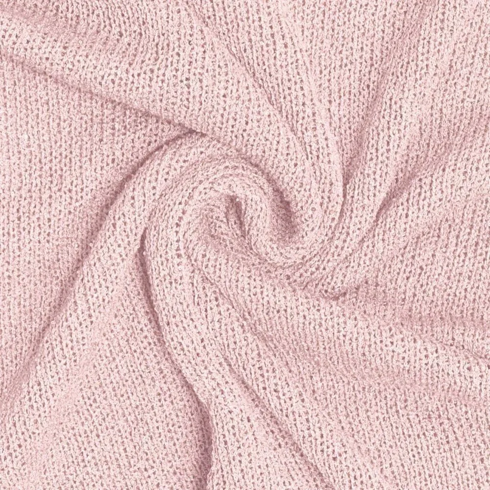 Pink Elegant Women's Oversized Knitted Shawl poncho knit top - Picture 7 of 7